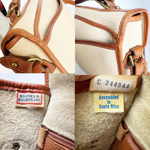 Dooney & Bourke All Weather Leather Vintage Carrier Shoulder Bag Style B… - Picture 7 of 10